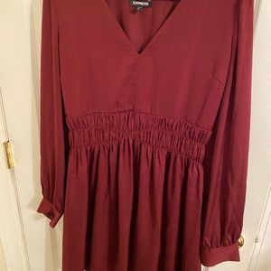 Express long sleeve dress